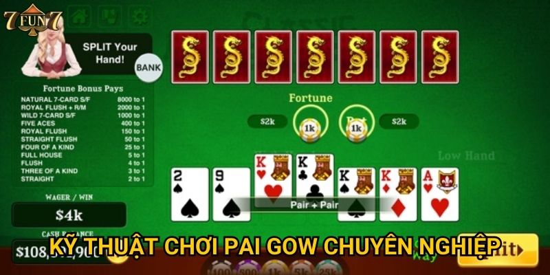 Classic Pai Gow Poker có phù hợp với người Việt tại 7fun7? 3 Kỹ thuật chơi Pai Gow chuyên nghiệp