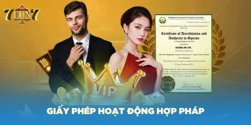 Giấy phép hoạt động hợp pháp