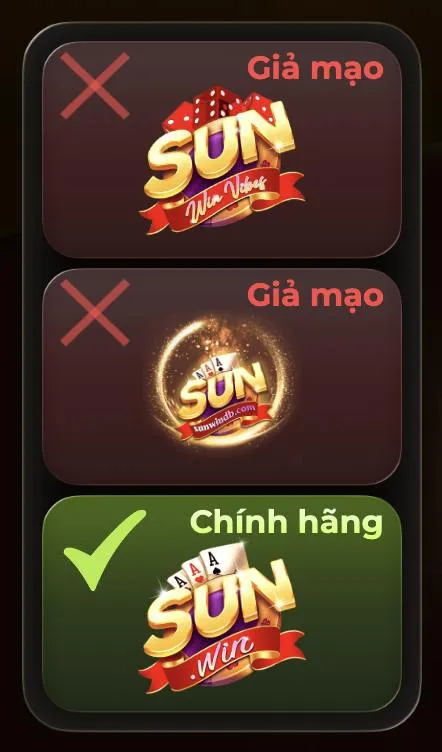 Chỉ có Sun.win mới là Sunwin thật – Tránh giả mạo 2 Sunwin